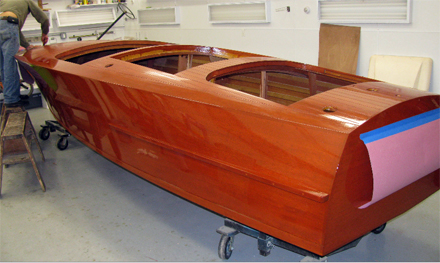 Restoration antique boat - 1950 Chris Craft Runabout