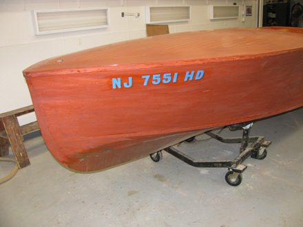 Restoration antique boat - 1950 Chris Craft Runabout