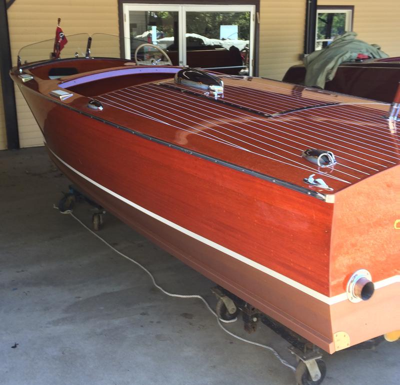 1953 17' Chris Craft Rocket Runabout