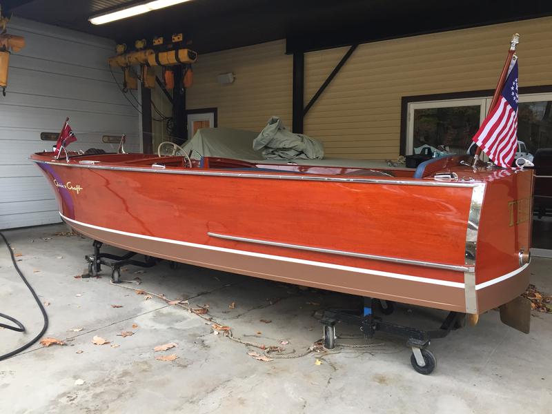 1953 18' Chris Craft Sportsman, 5200 Bottom, Rebuilt KLC 120HP 6 Cylinder Engine