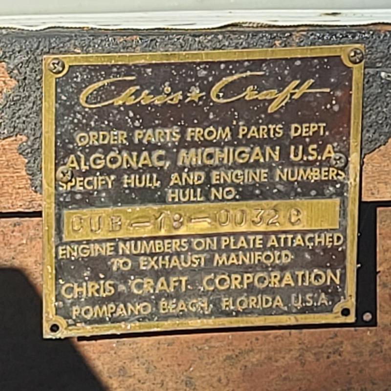 1963 18' Chris Craft Holiday